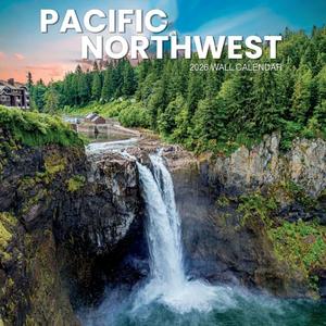 TURNER PHOTOGRAPHIC Pacific Northwest 12x12 Photo Wall Calendar (26998940041), 12"W x 0.1"H