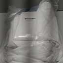 HolidayIdeas Fitted White Tableclothes - 72 x 30 Inch - 2 Pack Rectangle Table Covers for 6 Foot Tables, Polyester Fabric Tablecloths for Christmas, Parties, Wedding, Trade Show