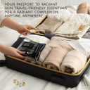 Monopoli Skin Travel Skincare Set | Airplane-Friendly Sizes | Complete Facial Skin Care Kit with BHA Serum, Vitamin C, Moisturizer & Cleanser | Perfect Travel Essentials & Gift Set for Women & Teens