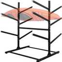 Adjustable Kayak Storage Rack, Freestanding Sup Storage Stand, Weatherproof Canoe Holder, Heavy Duty Paddleboard Bracket, Surfboard Bracket for Indoor, Outdoor, Garage, Shed, Dock…