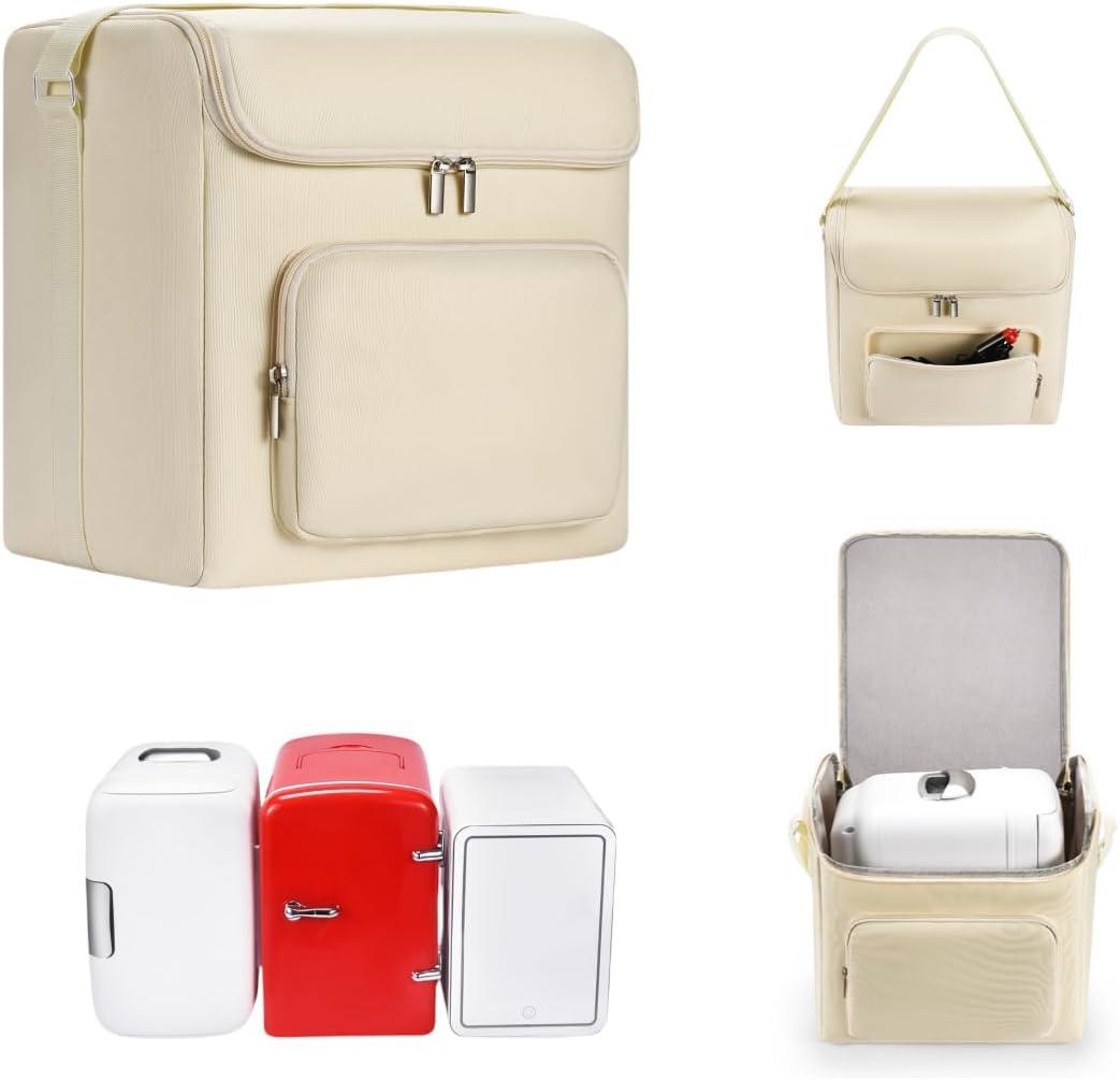 Portable mini fridge case/skincare fridge/Travel Makeup Bag Easy carry for Camping, Picnic,Car,Cosmetic & Skincare fridge case,Travel Case,Travel Makeup Bag 