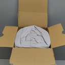 EASELAND Cooling Comforter King, Cold Touch Fabric Absorbs Body Heat, Double-Sided Cool Design Soft Fluffy Cooling Blanket for Night Sweats Hot Sleeper (Grey, King, (108"x90")