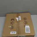 PATIKIL Drum Lamp Shades for Table Lamps 12"x12"x8" Linen Lampshade Set of 2 Easy Assembly Lamp Shade with E27 to E26/E14 Adapters for Floor Lamps Bedside Lamps, White (1.65" Spider)