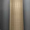 4 Panel Room Divider Short Folding Screen Divider,Double Sided Bamboo Divider Screen for Room Separation,Beige,47.2" H x 61.4" W