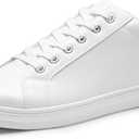 Jousen Mens Sneakers White Mens Casual Shoes Soft Breathable Fashion Sneakers for Mens, Size: 10.5