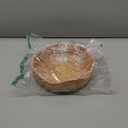 HITOMEN Handmade Rattan Bread Baskets Round Wicker Fruit Serving Storage Bowls, Natural Woven Decorative Kitchen Counter Organizing (Honey Brown) M-10.2"