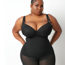 Faja Side Zipper Underburst Detachable Straps Full Body Shapewear , L
