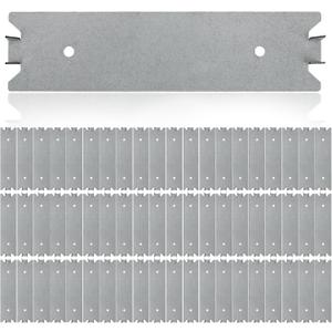 60 Pcs 6 x 1.5 Inch Accessories Nail Plate for Wood Studs, Metal Cable Protector Plates with Pointed Prongs Safety Furniture Hardware for Protecting Plumbing and Wiring