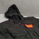 Heated Jackets for Men with Rechargeable Pack, Mens Waterproof Windproof Soft Shell Heating Jackets Coat, Large, Black