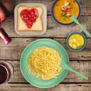 42-Piece Plates and Bowls Sets Wheat Straw Dinnerware Sets Service for 6, Unbreakable Dishwasher Microwave Safe Dishes Set Cups Sets Dinner Plates and Bowls Set for Kitchen