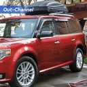 Window Visors Rain Guards Shield for 2009-2019 Ford Flex, Out-Channel Window Vent Wind Deflectors Visors Shades for 09-19 Ford Flex