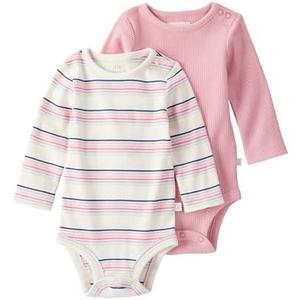 little planet by carter's baby-girls 2-pack Long Sleeve Bodysuits Made With Organic Cotton 12 M