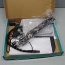 30X 10X Extra Large Floor Magnifying Glass with Light and Stand,60 LED Flexible Gooseneck Floor Magnifying Lamp with 5 Color Modes, 2-in-1 Lighted Magnifiers for Close Work, Sewing,Crafts, Painting (Black)