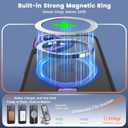 Magnetic Stand Case for iPhone 17, 2-in-1 Magnetic Stand Case & Protective Cover, Military Drop Tested, Anti-Fingerprint Matte Finish for Hands-Free Viewing at Work, Home and Travel, Purple
