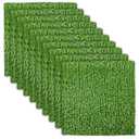 Kalekey 10 Pack Nesting Pads for Chicken Coop, 12"x12" Nesting Box for Laying Eggs, Washable Artificial Grass for Chicken Hen Small Pets on Garden Lawn Indoor Outdoor