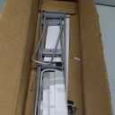 Knape & Vogt John Sterling Sports Rack for Garage, 7-Ball Capacity, Alloy Steel, Silver, 63-1/8"