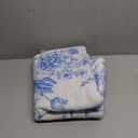 Blur Floral Runner Rug 2 x 6 ft Large Something Blue Before I Do Soft Washable Rug with Non Slip, Low Pile Stain Resistance Carpet for Entryway Hallway Kitchen Laundry Living Room