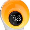 Wake Up Light Sunrise Alarm Clock, White Noise Sleep Sound Machine with 30 Soothing Sounds, Night Lights, Dual Alarms, Snooze, Timer, Bedside Lamp, Christmas Gift for Women, Kids, Heavy Sleepers (Large)