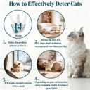 2 x O Cat Deterrent Spray for Indoor & Outdoor Use  Natural No-Alcohol Cat Repellent to Prevent Scratching on Furniture, Sofas, Rugs, Curtains & Plants  Safe Training Spray for Cats & Kittens.