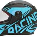 Fashion Kids Motorcycle Helmets Teen Motor-Bike Scooter Biker BMX Four Wheelers Full Face Helmets Boys Girls DOT Approved, Small