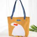 AWXZOM Cute Canvas Tote Bag - Graphic Tote Bag for Lunch & Grocery