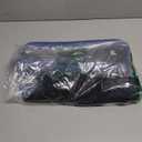 Fine Mesh Pool Net & Brush Head Combo - Sturdy Skimmer with 17.5" Professional Brushes for Pool Wall Cleaning