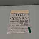 Trgowaul 60th Birthday Decorations Women Men, Vintage Back in 1965 Birthday Poster Acrylic Table Sign with Stand, 60th Anniversary Decor Gifts for Men, Vintage 1965 Poster 60 Birthday Decorations