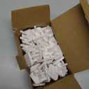 Bates Electrical Outlet Covers Baby Proofing, 40 Pack, White, 3 Prongs & Hidden U Ring Design, Outlet Plug Covers Baby Proofing