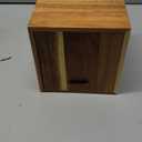 Wood Tissue Box Cover Square, Wooden Tissue Box Holder for Bathroom, Bedroom, Dinner Table, Office,Kitchen (Square)