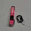 Vizpet LED Dog Collar, Light Up Dog Collar Adjustable USB Rechargeable Super Bright Safety Light Glowing Collars for Dogs (Medium, Pink) (Medium[14.96-19.68 inch/38-50cm])