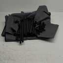 Portable Closet Wardrobe for Small Room, 35-Inch Clothing Organizer Storage Rack with 2 Clothes Hanging Rods and 4 Shelves, Non-Woven Fabric Cover, Grey