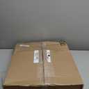 Soft Elongated Vinyl Toilet Seat, Black - 19 Inch Soft Vinyl Cover with Comfort Foam Cushioning - Fits All Elongated Size Fixtures - Easy to Install Fantasia by Achim Home Decor