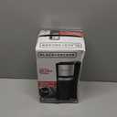 Single Serve Coffeemaker, Black (5.47"D x 6.14"W x 9.41"H)