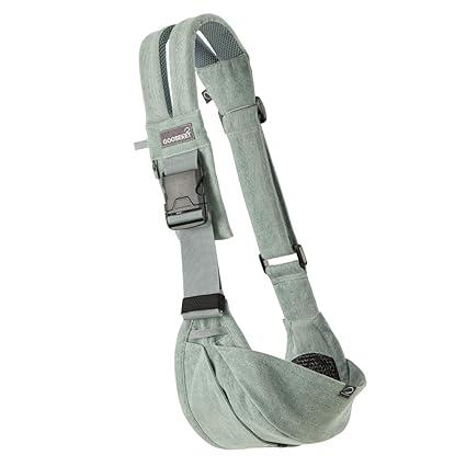 GOOSEKET 365 Toddler Carrier, 100% Cotton, Lightweight, Easy-to-USE, Portable, Suitable from 6-48 Months, Supports UP to 44LBS (Mint)
