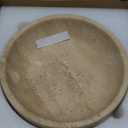 Large Decorative Marble Bowl, 7.87 inches,Natural Stone Round Bowl for Home Decor, Fruit, Nuts, Jewelry tray,Coffee Tables Centerpiece, Soap Serving (beige)