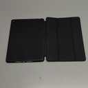 iMieet iPad 9.7 Case (2018/2017 Model, 6th/5th Generation), Smart Cover with Pencil Holder and Soft Baby Skin Silicone Back and Full Body Protection, Auto Wake/Sleep Cover (Black)