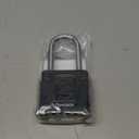 2.3in Long Shackle Outdoor Combination Lock Heavy Duty, Large, Weatherproof Padlock with Code for Gates, Fences, Sheds, Lockers, Cabinets, Storage Units 1-Pack, Black