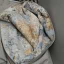 8x10 Area Rugs Washable Rug: Living Room Large Abstract Modern Soft Stain Resistant Indoor Floor Non Slip Accent Carpet for Bedroom Nursery Playroom Office Dining Room Dorm Home House- Blue