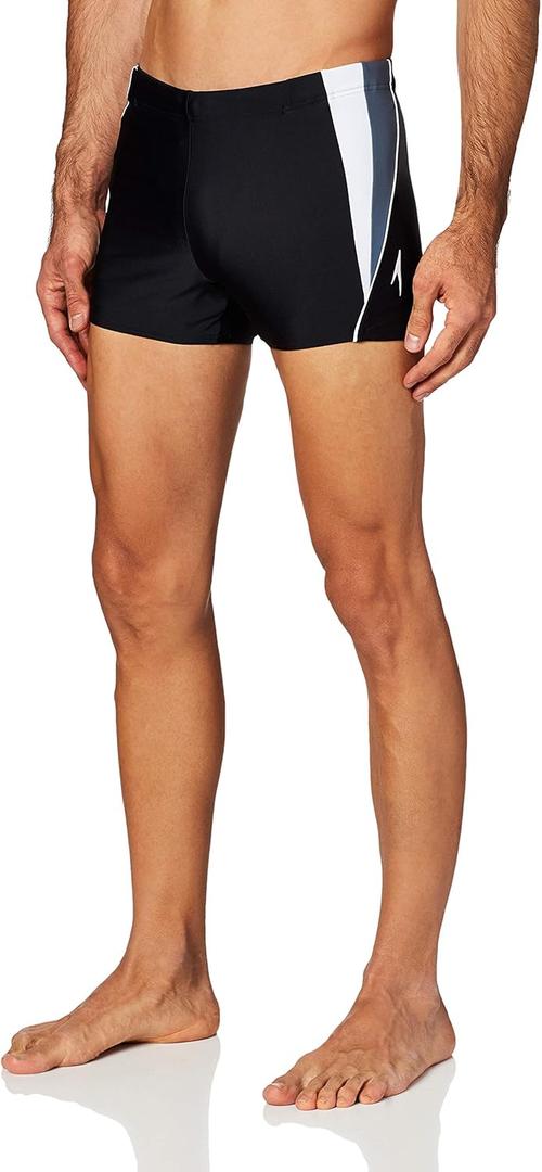 Speedo Men's Swimsuit Square Leg Splice,Size L