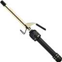 HOT TOOLS 24K Gold Professional 5/8" Extended Barrel Curling Iron with Clamp for Tight Curls - 24K Gold Technology for Long-Lasting Results & Longer Barrel for Easy Styling