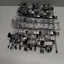 Pants Hangers with Clips,Space Saving Hanging Closet Organizer, Pack of 4 