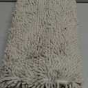 Bathroom Rugs Sets 2 Piece Plush Chenille Bath Rugs Non-Slip Bath Mats Absorbent Shaggy Rugs,Bathtub Mat, Gray Pet Dog Mats,Washable Bathroom Carpet for Tub, Shower, Washroom- 32x20 + 24x16 Inch