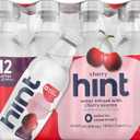 Hint Flavored Bottled Water, Cherry - Purified Water Beverages with Zero Calories, Natural Flavors, and Sugar Free - 16 Fl Oz (Pack of 12) (EXP 10/04/26)