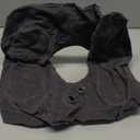 Inflatable Hemorrhoid Pillows, Donut Pillow for Tailbone Pain, Adjustable Inflatable Seat Cushion for Bed Sores, Postpartum Pregnancy, Car Seat, Airplane, 17.7'' x 15.4'' x 4.3''(Grey)