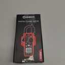 KAIWEETS Digital Clamp Meter Multimeter with D-Shaped Jaw for AC/DC Current & Voltage, Auto-ranging 4000 Counts Voltage Tester with Flashlight Backlight, Measuring Temperature Continuity Diode NCV