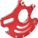 NICECNC Rear Caliper Bracket Disc Brake Guard 11mm Aluminum Compatible with Yamaha YFZ450R 2009 2010 2011 2012 2013-2023, YFZ450RSE 2017 2018 2019 2020 2021 2022 2023, See Fitments Red