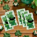 RiVolTa St Patricks Day Napkins - 100 Pcs Green Shamrock Lucky Clover Napkin Disposable Paper Cute Mouse Guest Cocktail Beverage Party Supplies Irish Holiday Dinner Decorative Table Home Kitchen Decor
