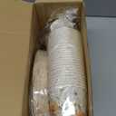 PapaKit 20pc Orange Tissue Paper Pom Poms - Bright Orange Bloom Flowers for Fall Birthday Party Decor, Baby Shower, Wedding Backdrop & Bachelorette Floral Hanging Decorations