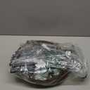 CHOEZON Side Table Set of 2, 2-Tier Round End Table, Small Nightstand with Sturdy Metal Tube, Industrial Coffee Table, for Living Room, Bedroom, Rustic Brown and Black TBZ01P2BF