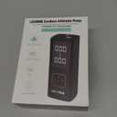 Tire Inflator Portable Air Compressor, 5X Faster Portable Air Pump for Car Tires with Powerful Battery, 180PSI Cordless Air Pump with Digital Pressure Gauge for Cars, Bike & Motorcycle Tires, Ball (Black)